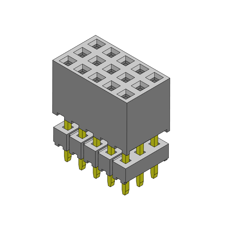 P/H2.0mm 三排排母 FA302